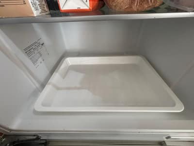 Fridge drawer after cleaning