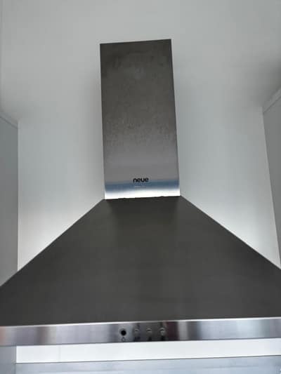 Clean chimney cooker hood from below